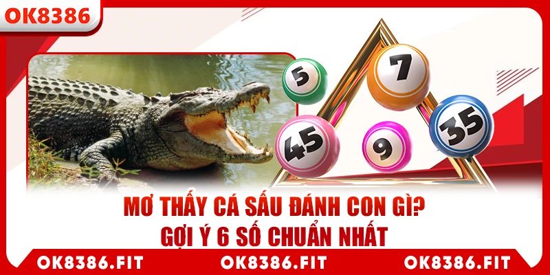 mơ thấy cá sấu